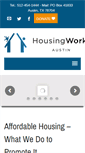 Mobile Screenshot of housingworksaustin.org
